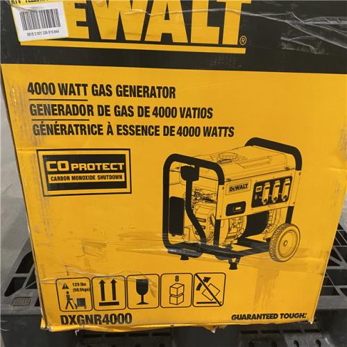Dallas Location - As-Is  DEWALT 4000W Gasoline Portable Generator