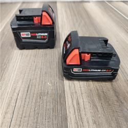 AS-IS Milwaukee M18 18-Volt Lithium-Ion Starter Kit with One 5.0 Ah and One 2.0 Ah Battery and Charger