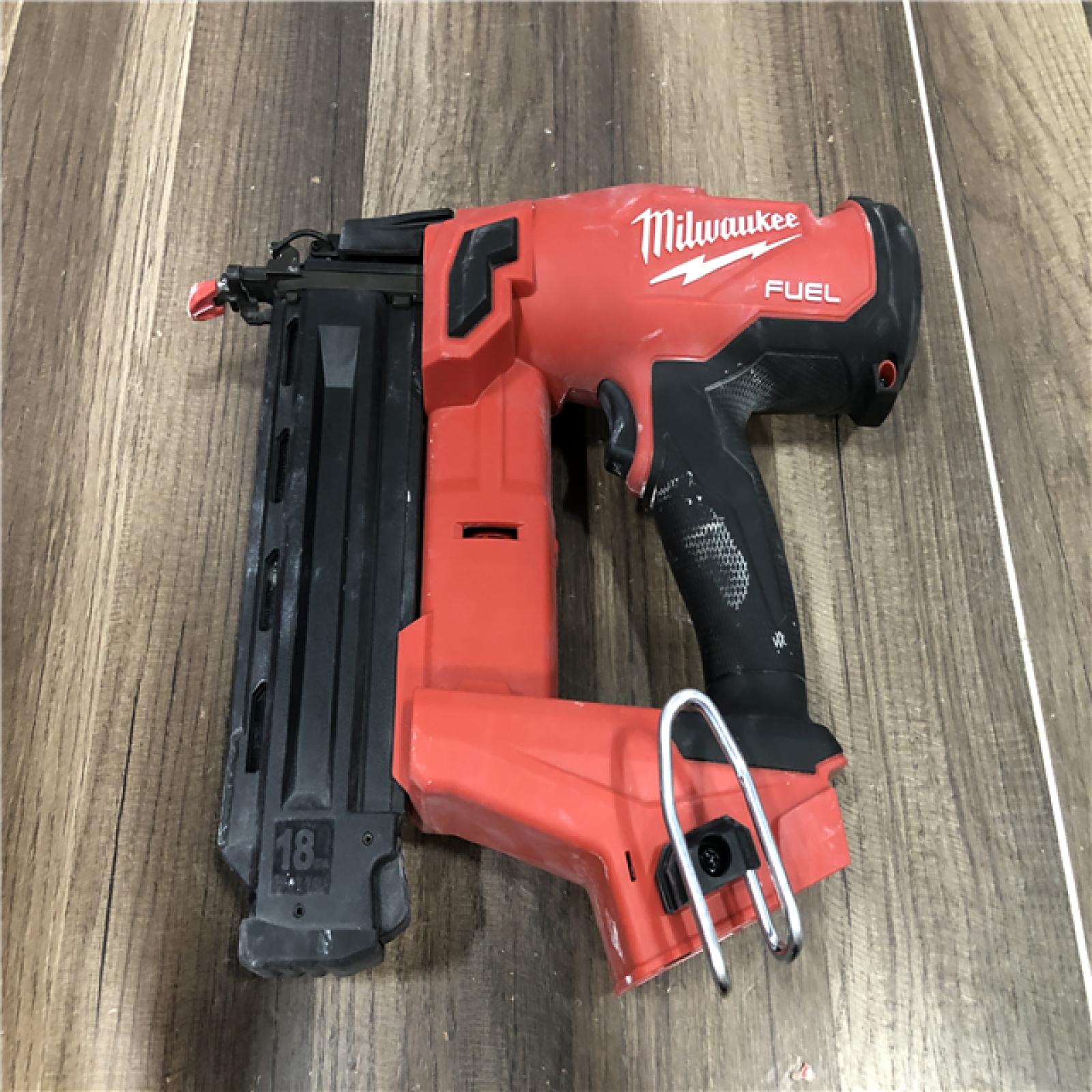 AS-IS Milwaukee FUEL 18-Volt Lithium-Ion Brushless Cordless Gen II 18-Gauge Brad Nailer (Tool-Only)