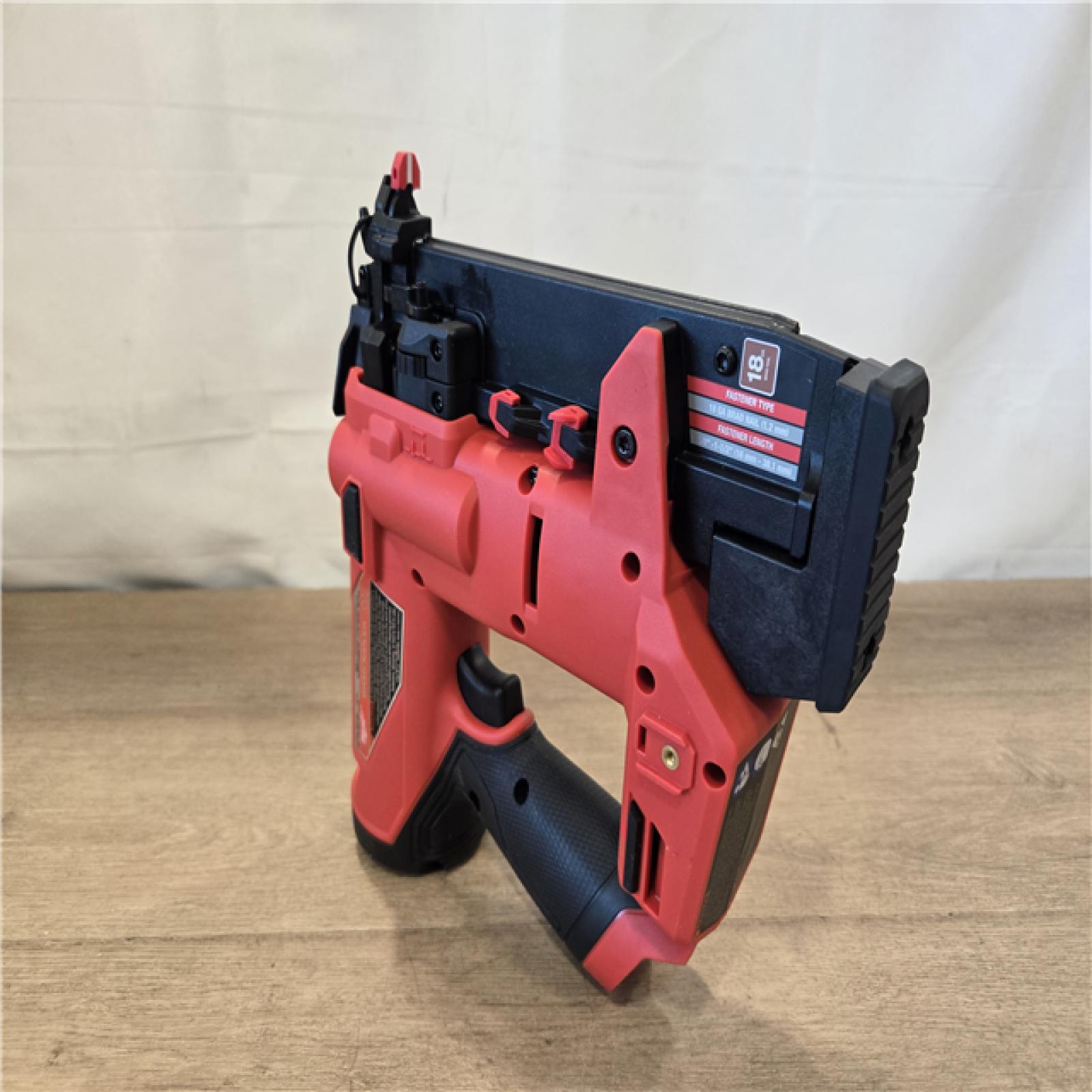 AS-IS Milwaukee FUEL 12V Cordless 18-Gauge 1-1/2 in. Compact Brad Nailer (Tool Only)