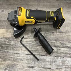 AS-IS DEWALT 20V XR Cordless 4-1/2. in. to 5 in. Variable Speed Angle Grinder (Tool Only)