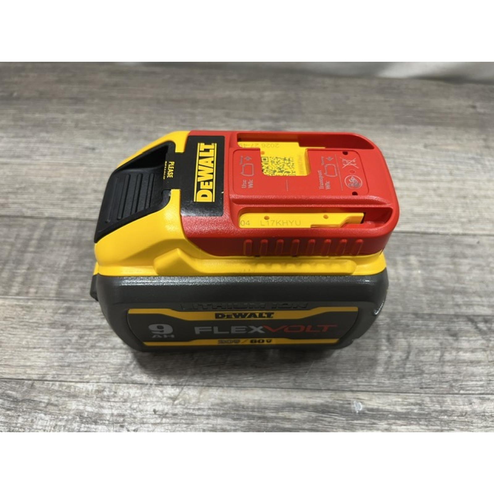 AS-IS DEWALT FLEXVOLT 20V/60V MAX Lithium-Ion 9.0Ah Battery