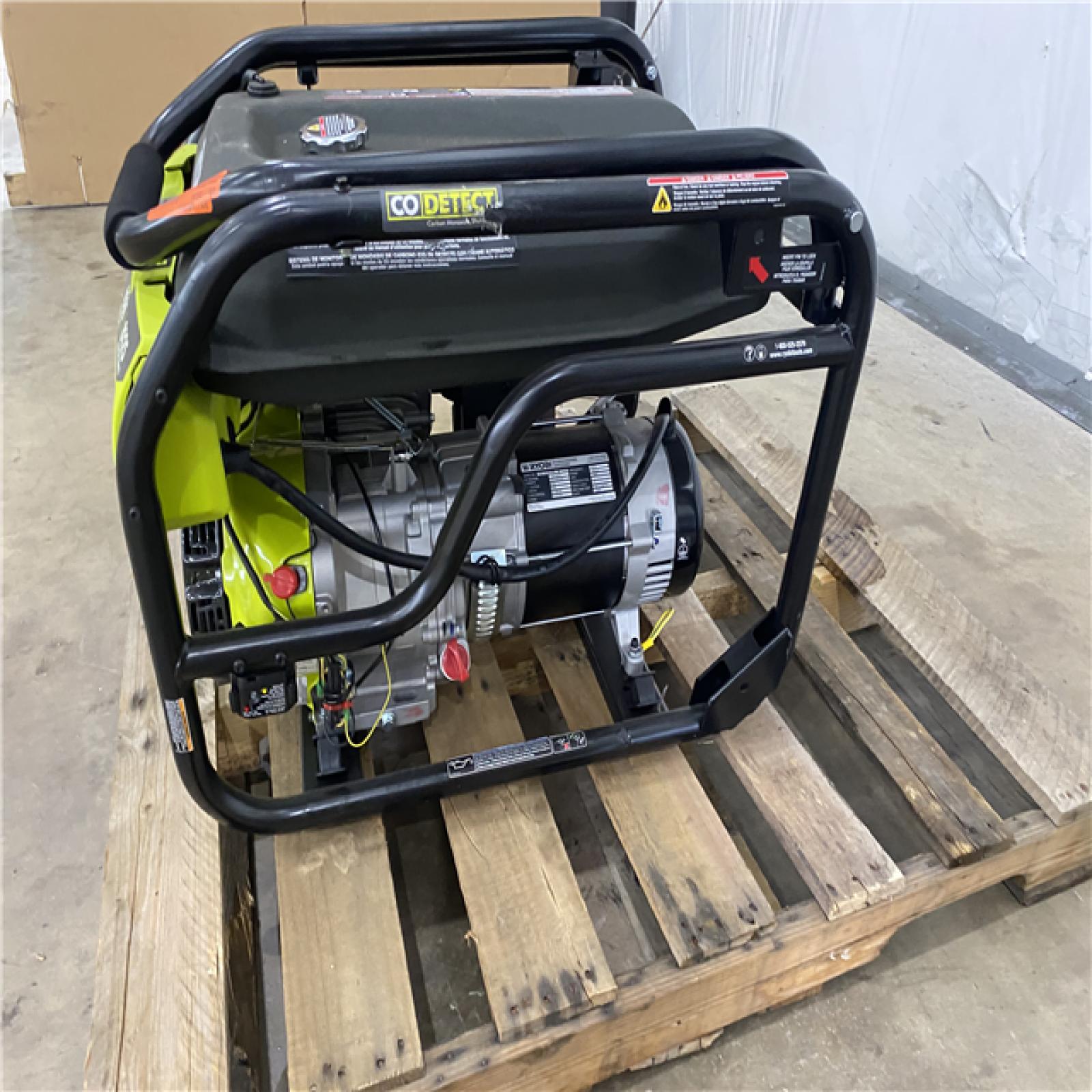 Houston Location - AS-IS Ryobi Easy Start 6,500 Running Watts Generator