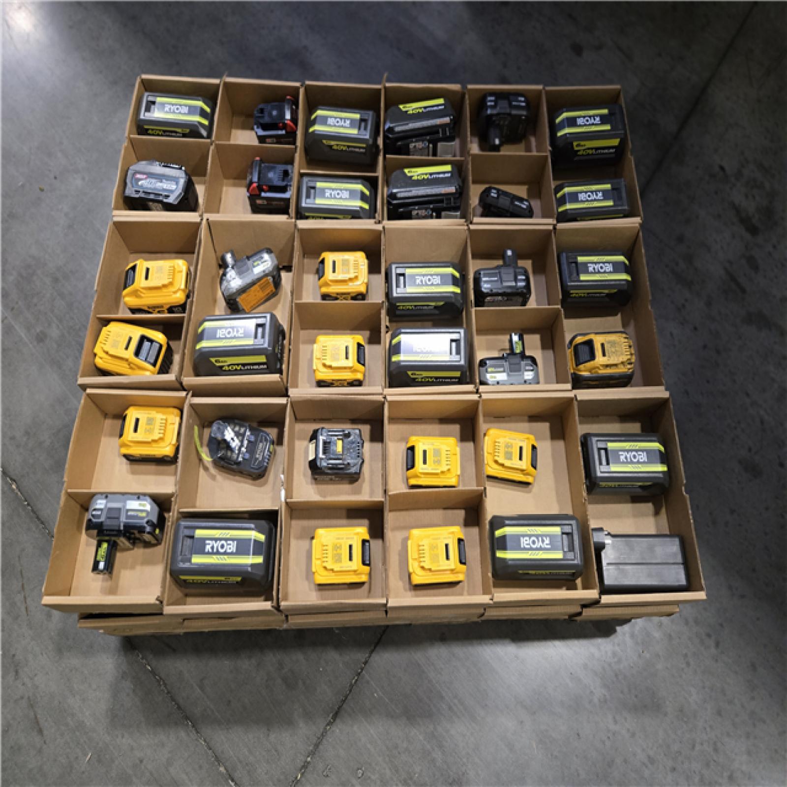 DALLAS LOCATION- AS-IS BATTERY PALLET