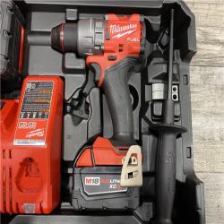 AS-IS Milwaukee FUEL 18V Lithium-Ion Brushless Cordless 1/2 in. Drill/Driver Kit