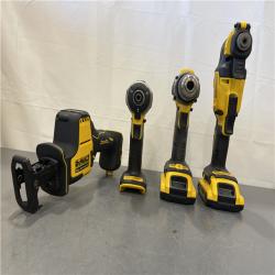 AS-IS - DeWalt 20V MAX ATOMIC Cordless Brushless 4 Tool Combo Kit