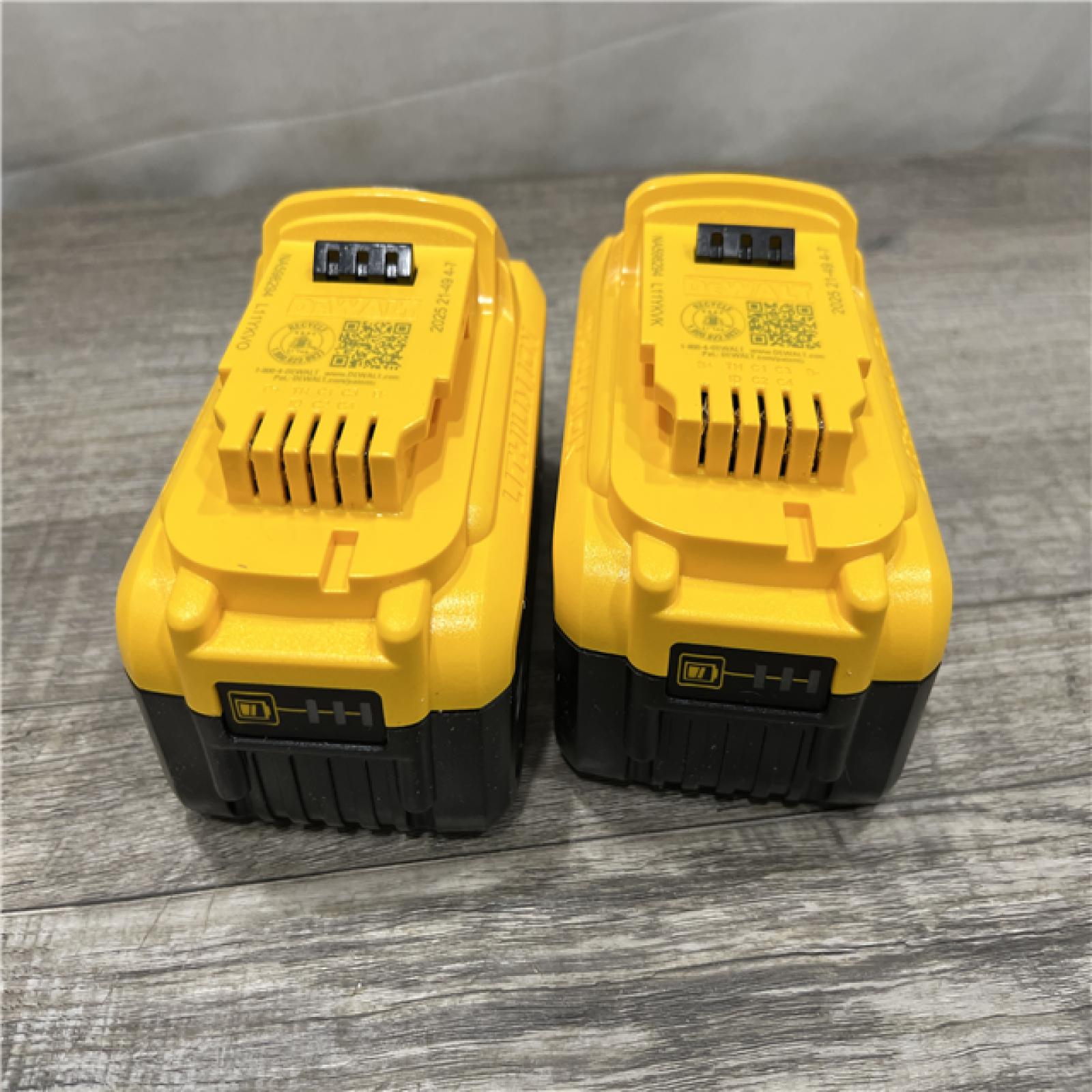 AS-IS DEWALT 20V MAX Lithium-Ion 6.0Ah Battery (2-Pack)