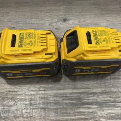 AS-IS DEWALT FLEXVOLT 20V/60V MAX Lithium-Ion 6.0Ah Battery Pack (2 Pack)