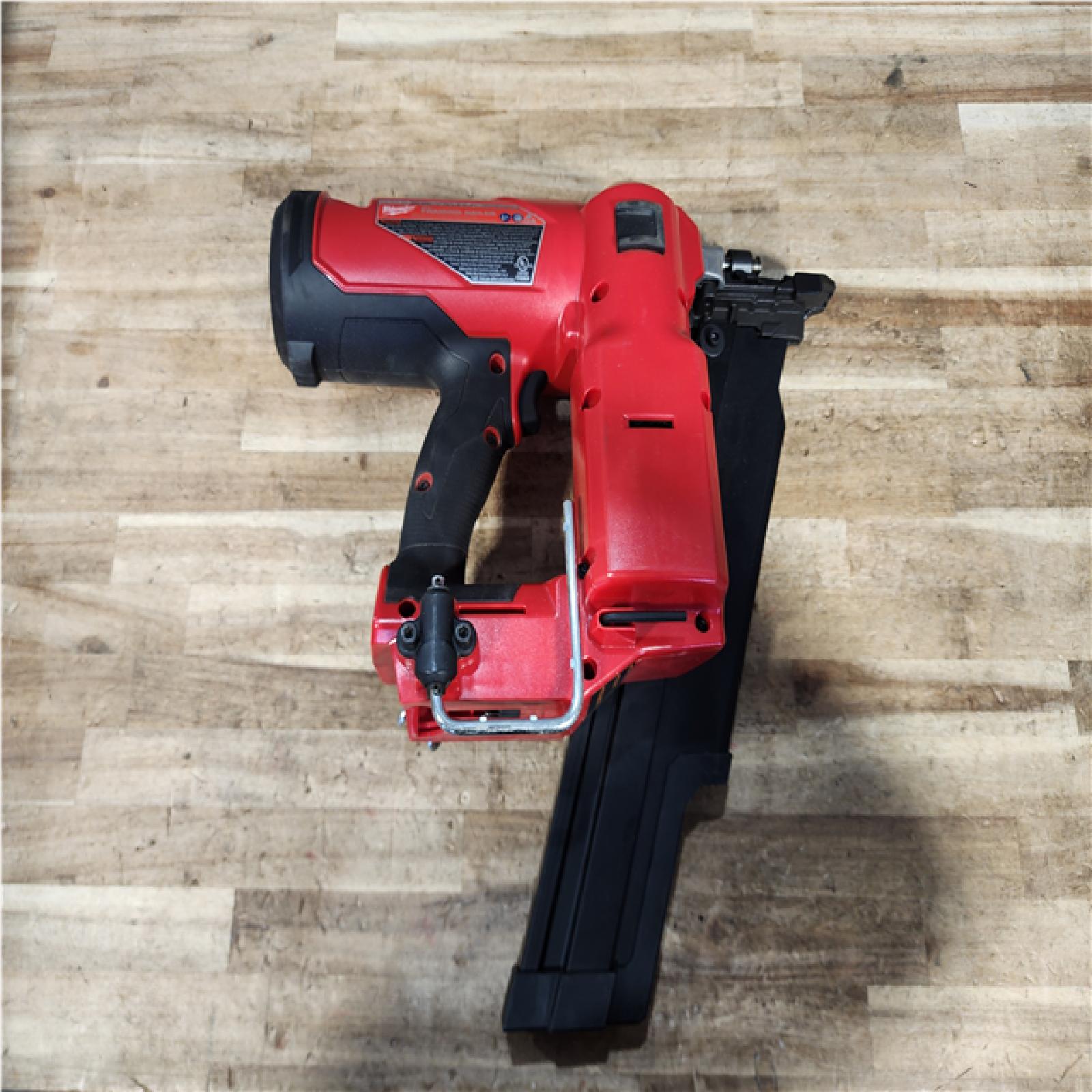 Houston Location AS-IS Milwaukee FUEL 3-1/2 in. 18-Volt 21-Degree Lithium-Ion Brushless Cordless Framing Nailer (Tool-Only)