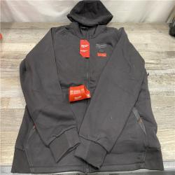 AS-IS Milwaukee Men's Large 12-Volt Lithium Ion Cordless Black Heated Hooded Jacket (Jacket Only)