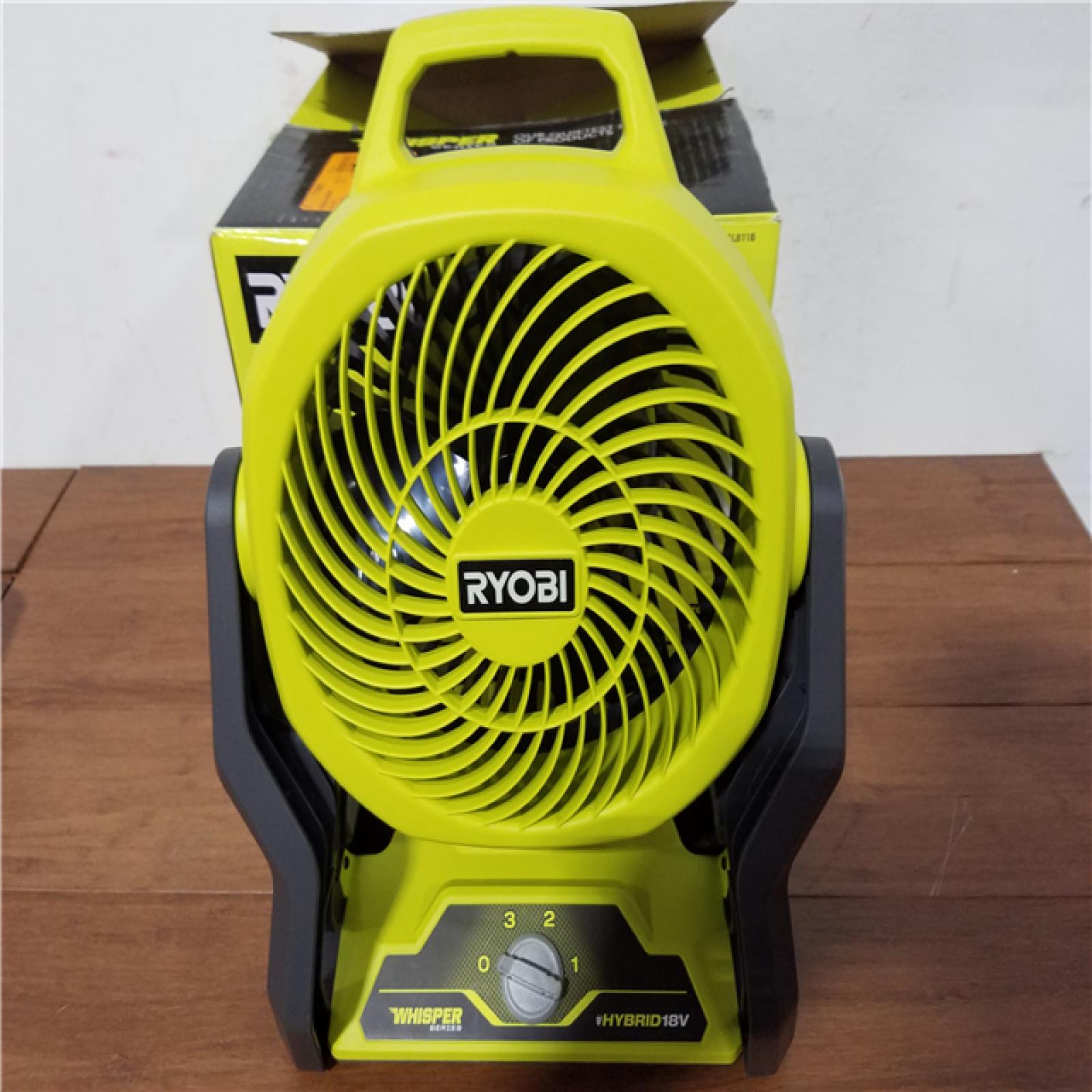 California NEW Ryobi Plus+ 18V Hybrid 7.5 Fan (Tool Only)
