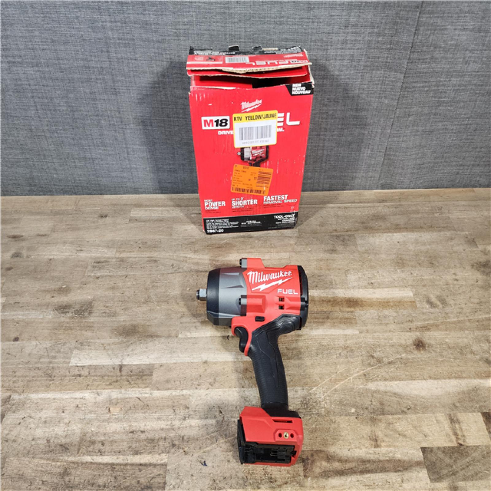 HOUSTON LOCATION - AS-IS (APPEARS LIKE NEW) Milwaukee M18 FUEL 18V Lithium-Ion Brushless Cordless 1/2 in. Impact Wrench with Friction Ring (Tool-Only)