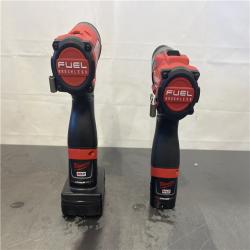 AS-IS- Milwaukee M12 FUEL Cordless 2-Tool Combo Kit: 1/2Hammer Drill  1/4Hex Impact Driver