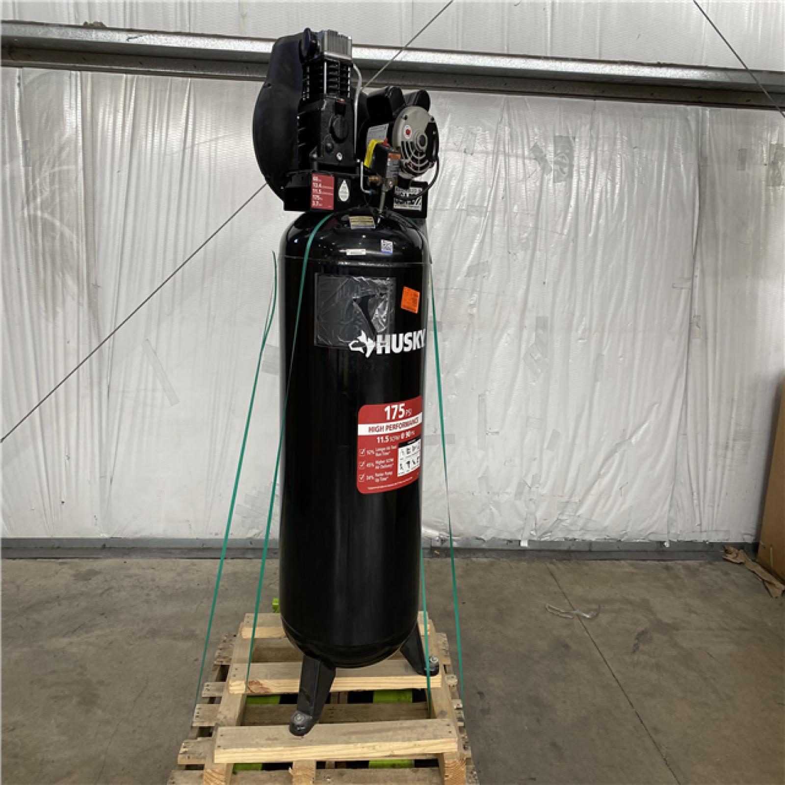 Houston Location AS-IS Husky Air Compressor 60 gallon