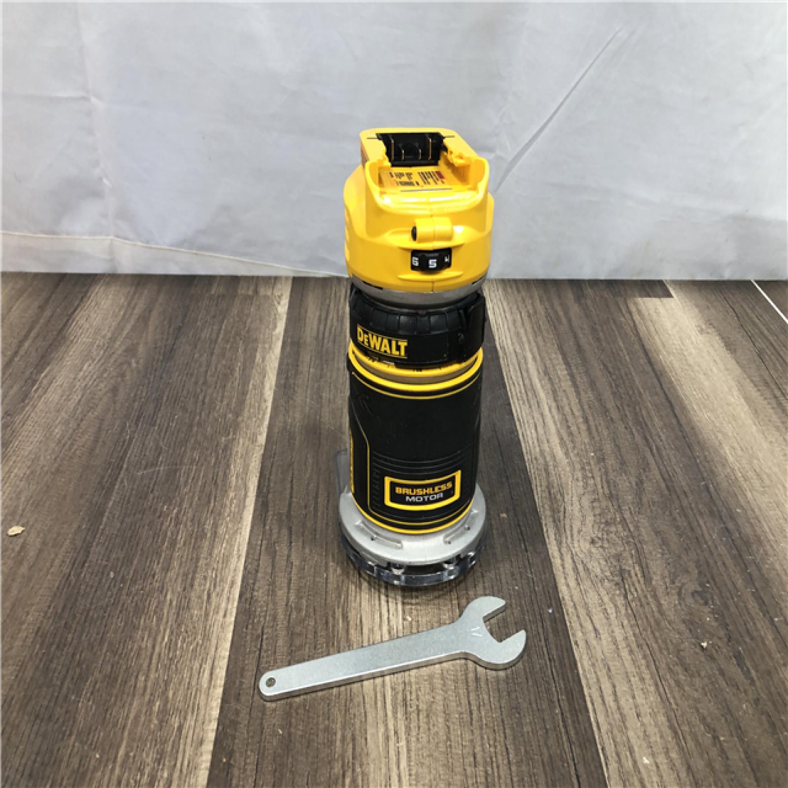 AS-IS DEWALT 20V MAX XR Cordless Brushless Fixed Base Compact Router (Tool Only)