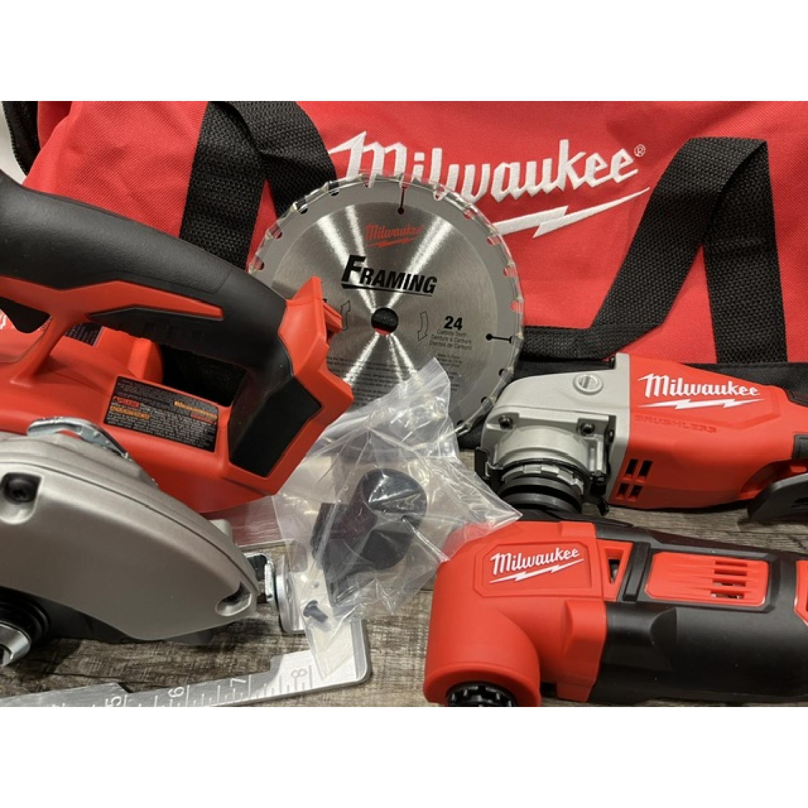 AS-IS Milwaukee 18-Volt Lithium-Ion Cordless (6-Tool) Combo Kit