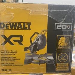 NEW -DEWALT-20-Volt MAX XR Cordless 10 in. Dual Bevel Fixed Miter Saw (Tool Only)