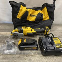 AS-IS DEWALT 20V MAX XR Cordless Brushless 3-Speed Oscillating Multi Tool Kit