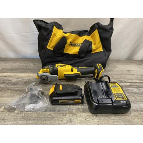 AS-IS DEWALT 20V MAX XR Cordless Brushless 3-Speed Oscillating Multi Tool Kit