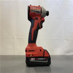 AS-IS - Milwaukee M18 Compact Brushless 1/4  Hex Impact Driver Kit