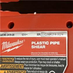 AS-IS Milwaukee 12V Lithium-Ion Cordless PVC Shear Kit
