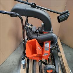 CALIFORNIA AS-IS SUPER HANDY WALK BEHIND LEAF VACUUM AND CHIPPER