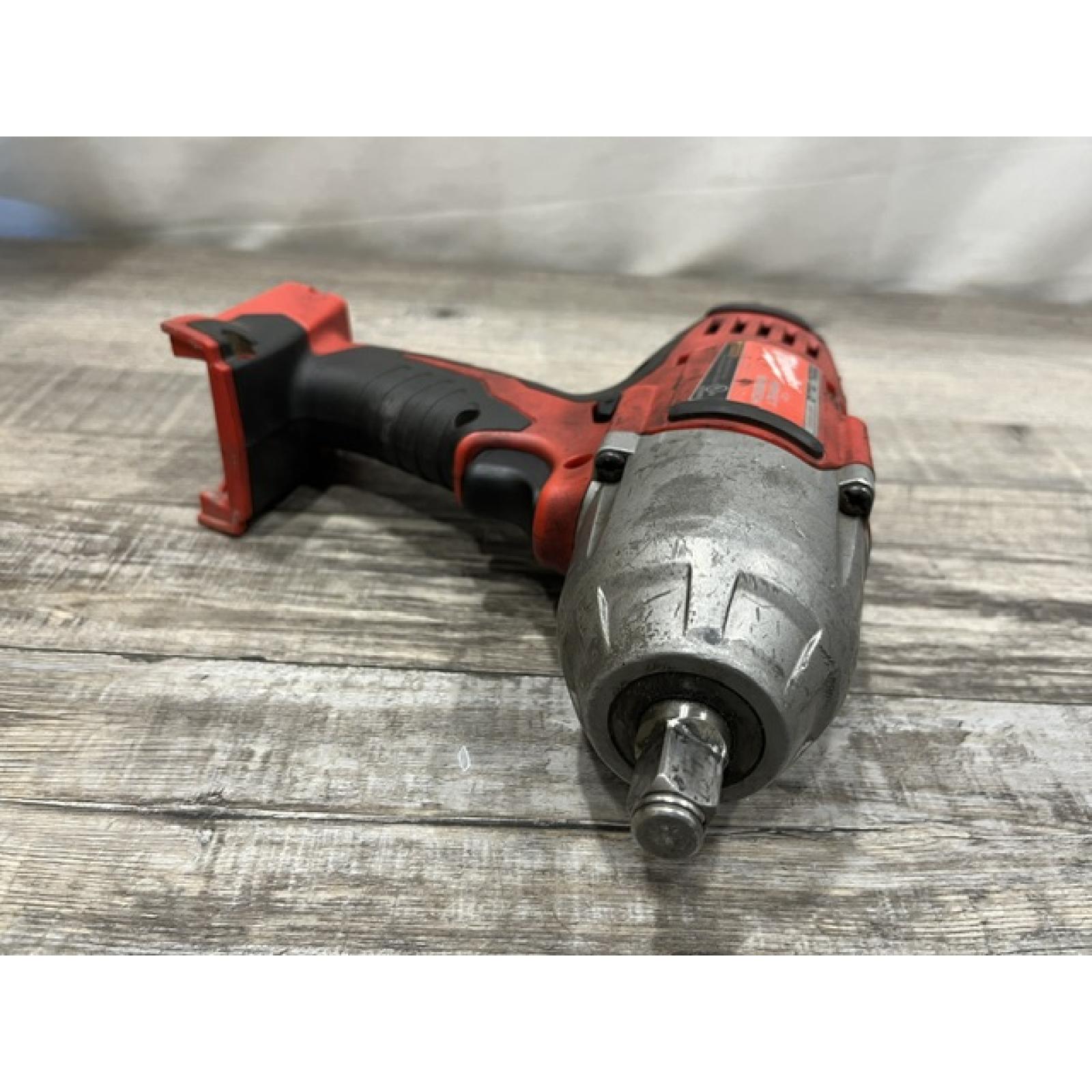 AS-IS Milwaukee 18V Lithium-Ion Cordless 1/2 in. Impact Wrench W/ Friction Ring (Tool-Only)