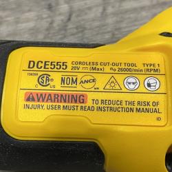AS-IS DEWALT XR 20V Lithium-Ion Cordless Rotary Drywall Cut-Out Tool (Tool Only)