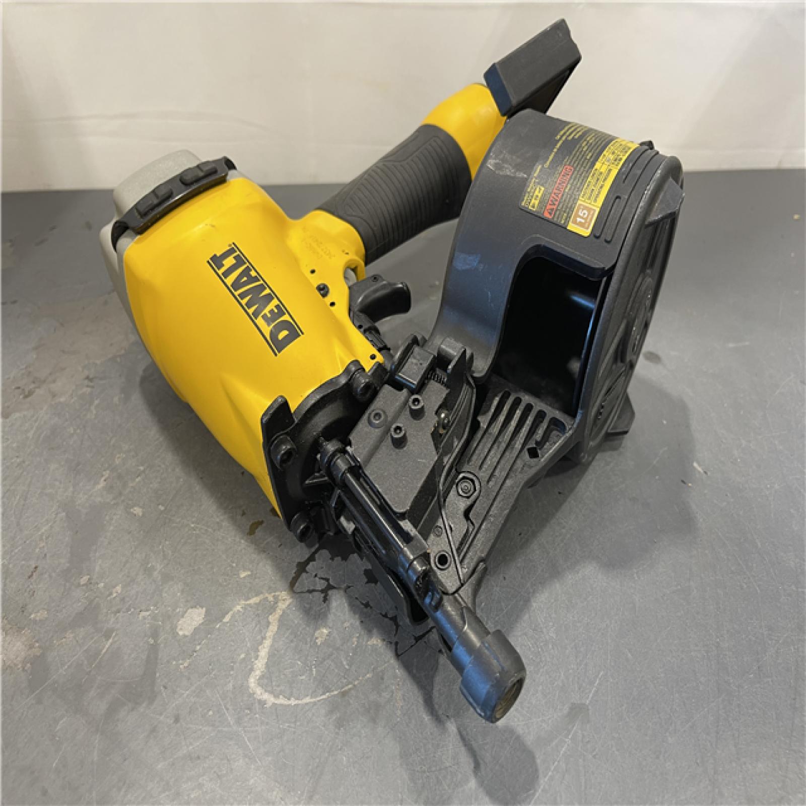 AS-IS - DeWalt Pneumatic 15-Degree Coil Corded Siding Nailer