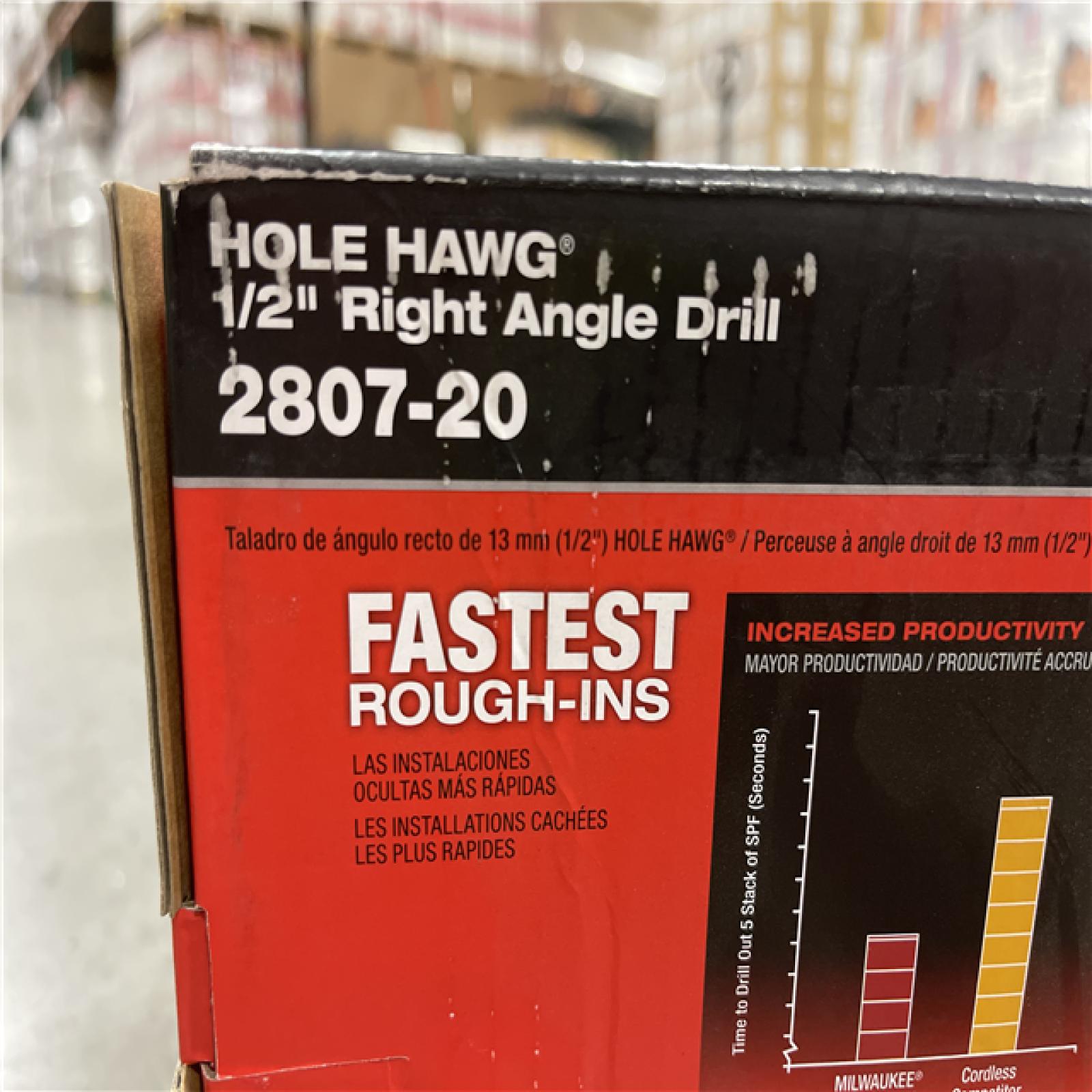 NEW! - Milwaukee M18 FUEL GEN II 18V Lithium-Ion Brushless Cordless 1/2 in. Hole Hawg Right Angle Drill (Tool-Only)