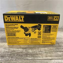 NEW - DEWALT 20V MAX XR Cordless Brushless 4.5 in. Paddle Switch Small Angle Grinder with Kickback Brake (Tool Only)