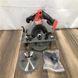 AS-IS Milwaukee FUEL 18V Lithium-Ion Brushless Cordless 6-1/2 in. Circular Saw (Tool-Only)