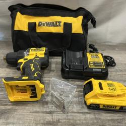 AS-IS DEWALT Atomic 20V Lithium-Ion Cordless Compact 1/2 in. Drill/Driver Kit