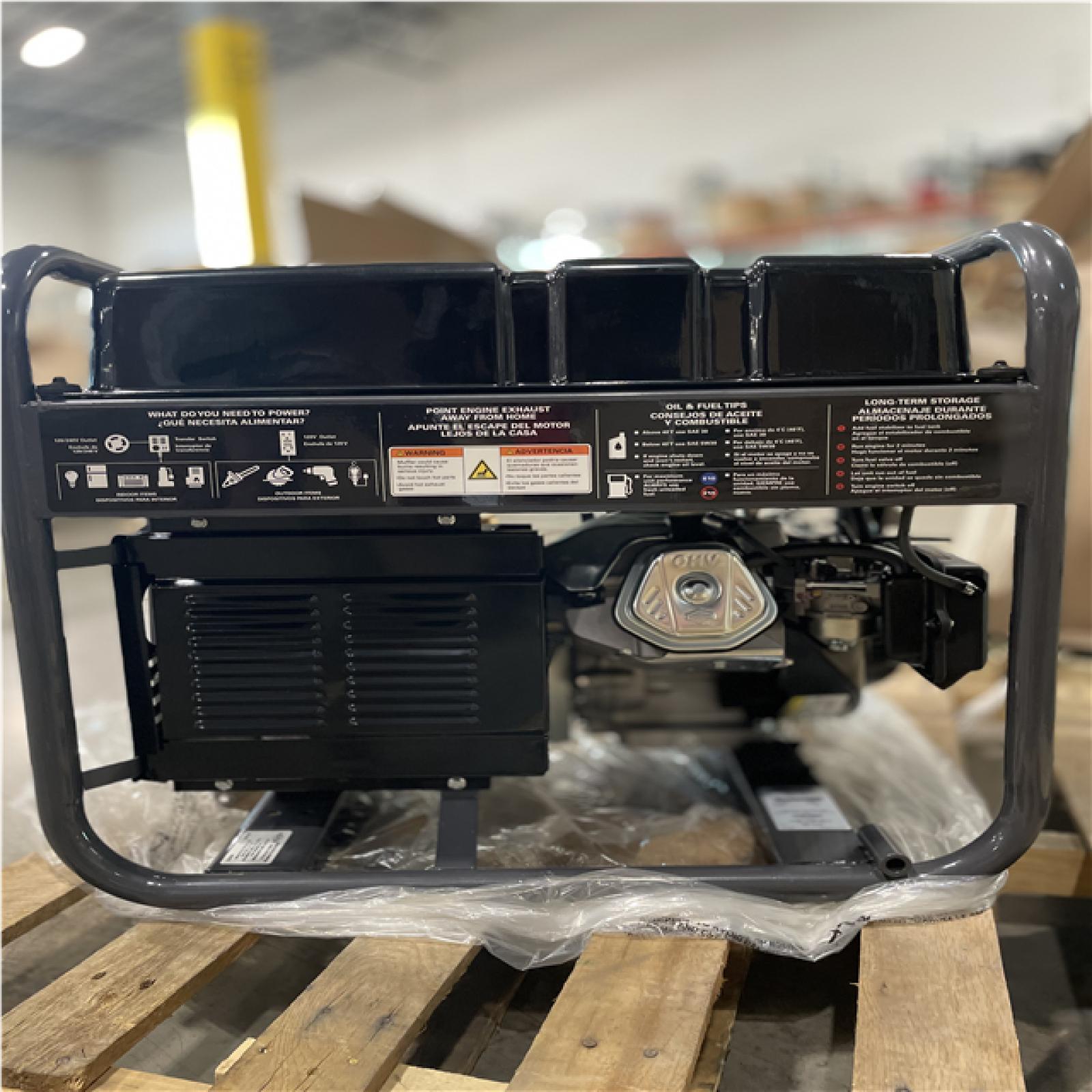 DALLAS LOCATION- AS-IS BRIGGS & STRATTON 6 250 WATT GAS POWERED GENERATOR W/ OHV ENGINE