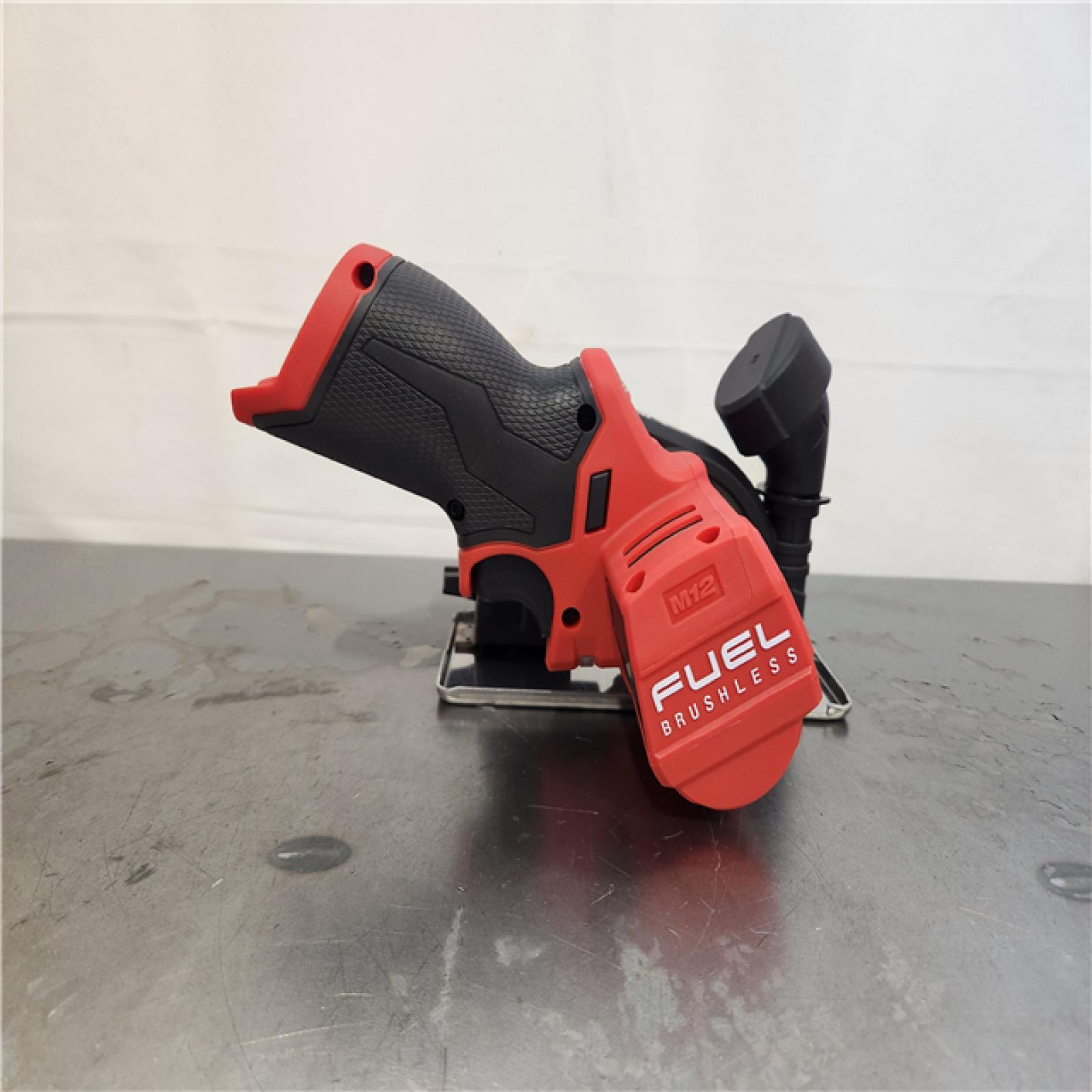 AS-IS- M12 FUEL 12V Lithium-Ion Brushless Cordless 3 in. Cut Off Saw (Tool-Only)
