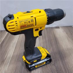 GOOD DEWALT 20V MAX Cordless 1/2 in. Drill/Driver, (2) 20V 1.3Ah Batteries, Charger and Bag