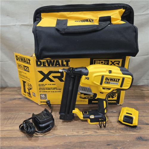 AS-IS DEWALT 20V MAX XR 18 Gauge Brad Nailer Kit