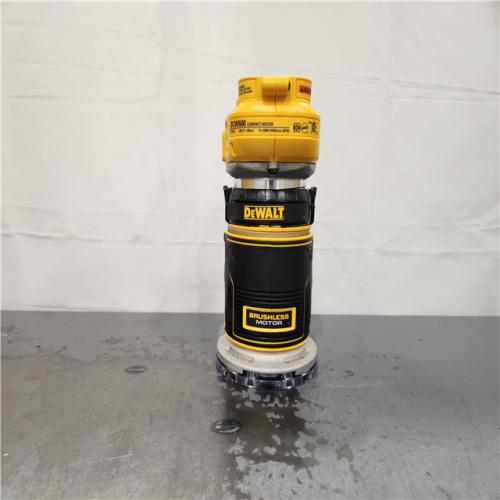 AS-IS- DEWALT 20V MAX XR Lithium-Ion Brushless Cordless Compact Router (Tool Only)