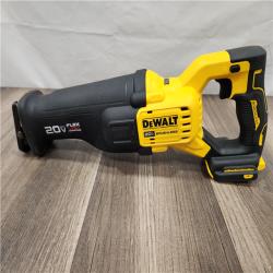 AS-IS DEWALT 20V MAX Lithium Ion Cordless Brushless Reciprocating Saw with FLEXVOLT ADVANTAGE (Tool Only)