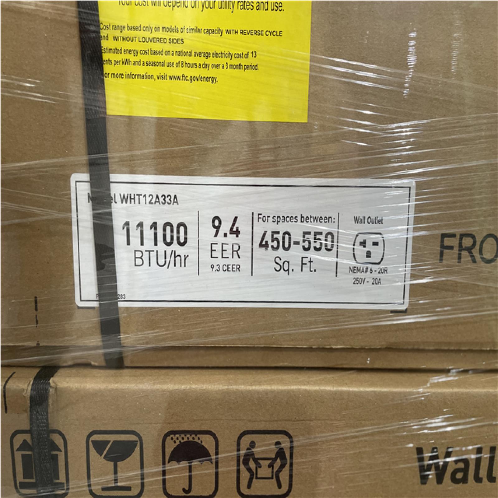 DALLAS LOCATION - Friedrich WallMaster Wall Air Conditioner W/ Heat Pump  1215 Watt  230V  11300 BTU PALLET-(3 UNITS)