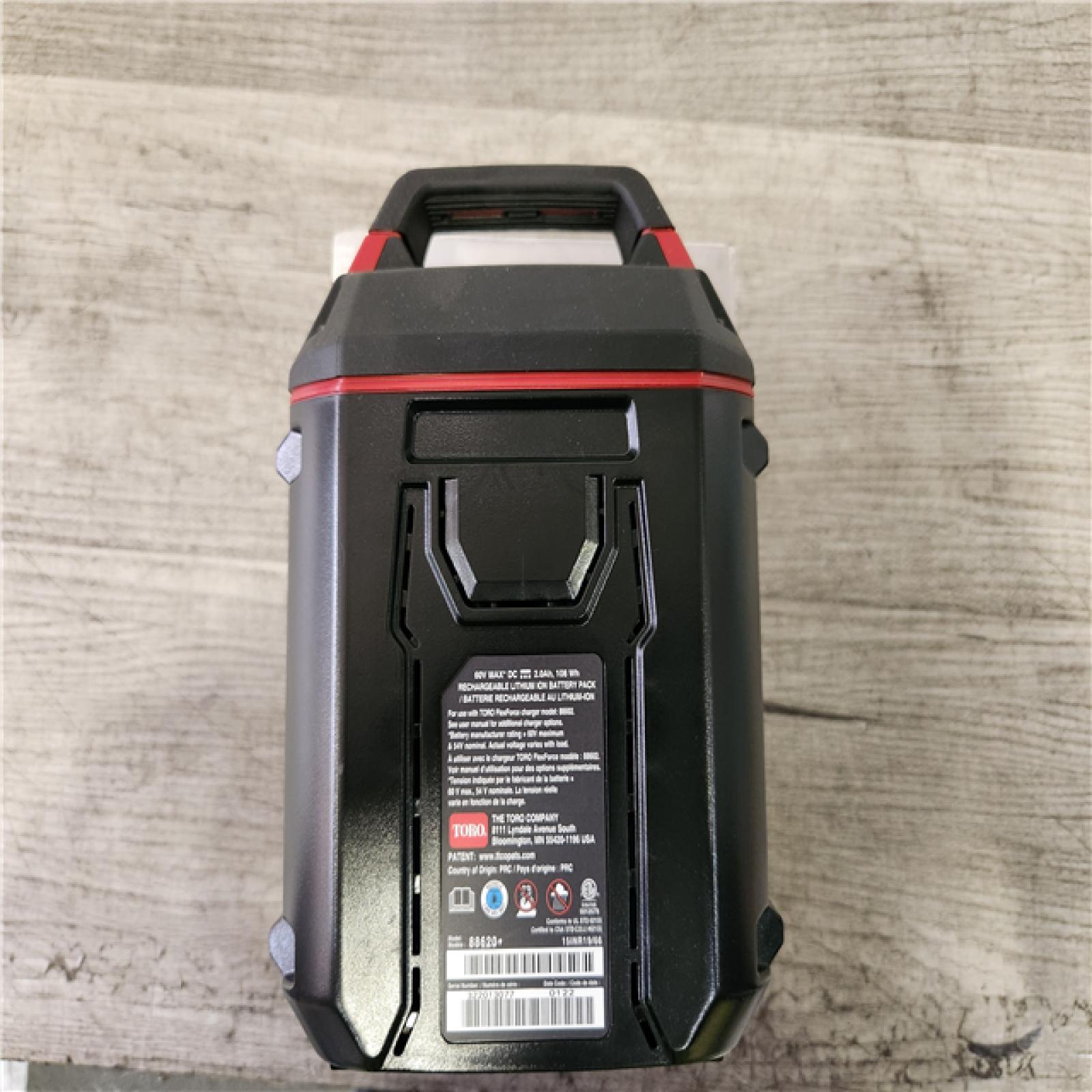 Phoenix Location NEW Toro 60 -Volt, 2 Ah 1 -Pack Lithium Ion (Li-ion) Battery (2-Pack)
