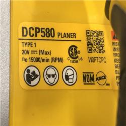 AS-IS DEWALT 20V MAX XR Cordless Brushless 3-1/4 in. Planer (Tool Only)