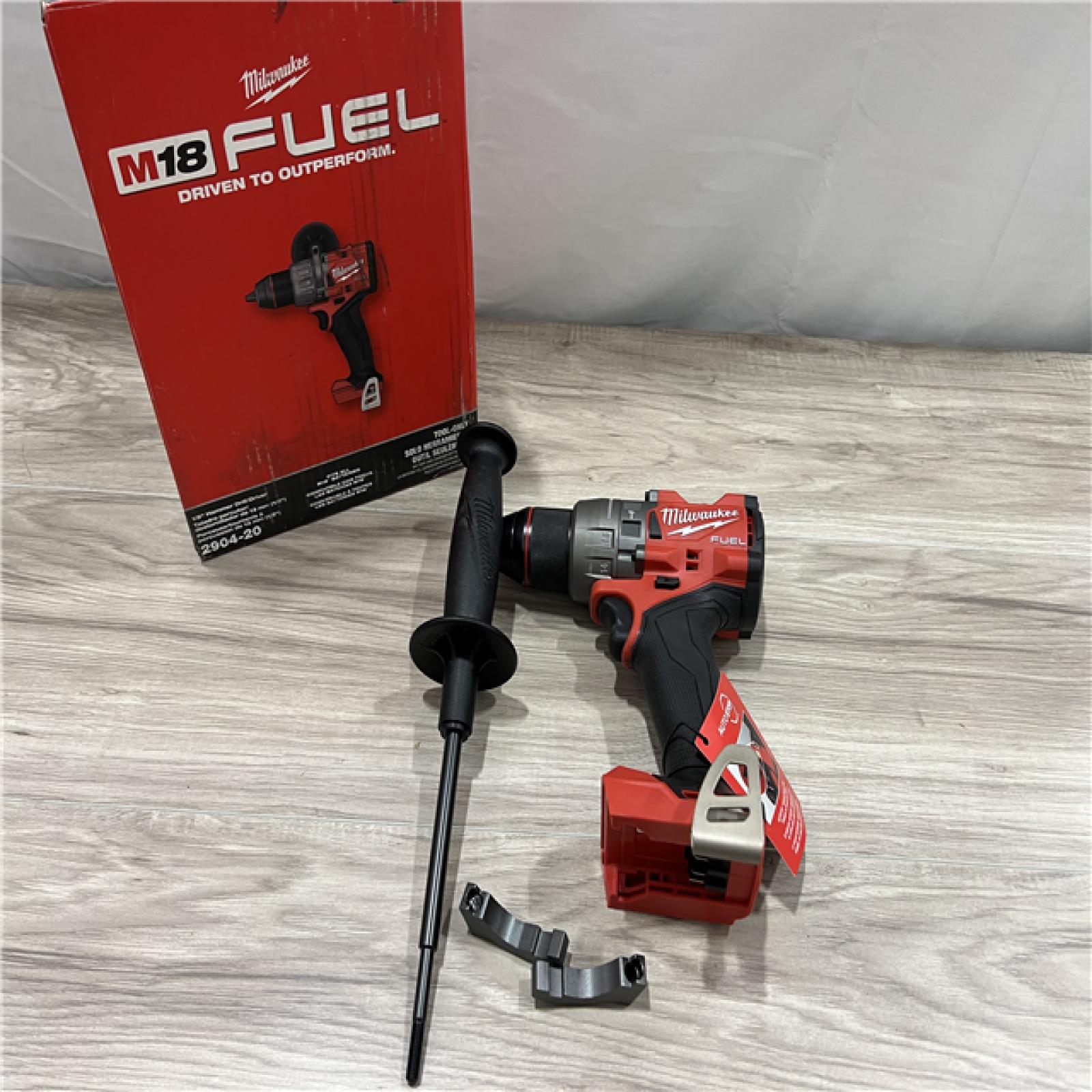 AS-IS Milwaukee FUEL 18V Lithium-Ion Brushless Cordless 1/2 in. Hammer Drill/Driver (Tool-Only)