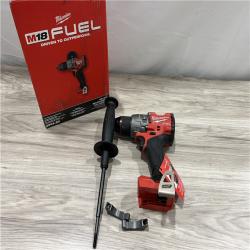 AS-IS Milwaukee FUEL 18V Lithium-Ion Brushless Cordless 1/2 in. Hammer Drill/Driver (Tool-Only)