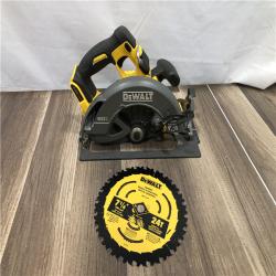 AS-IS DEWALT FLEXVOLT 60V MAX Cordless Brushless 7-1/4 in. Circular Saw with Brake (Tool Only)