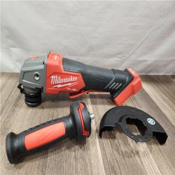AS-IS- Milwaukee FUEL 18-Volt Lithium-Ion Brushless Cordless 4-1/2 in./5 in. Grinder W/Paddle Switch (Tool-Only)