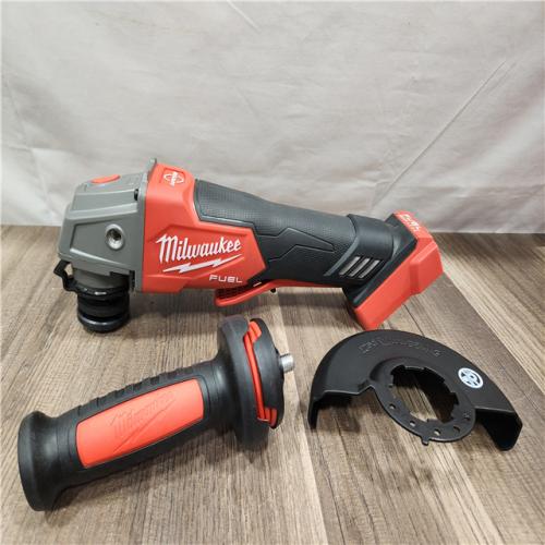 AS-IS- Milwaukee FUEL 18-Volt Lithium-Ion Brushless Cordless 4-1/2 in./5 in. Grinder W/Paddle Switch (Tool-Only)