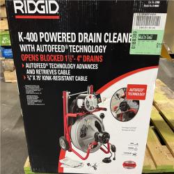 Dallas Location - As-Is RIDGID K-400 Drain Cleaning Snake Auger