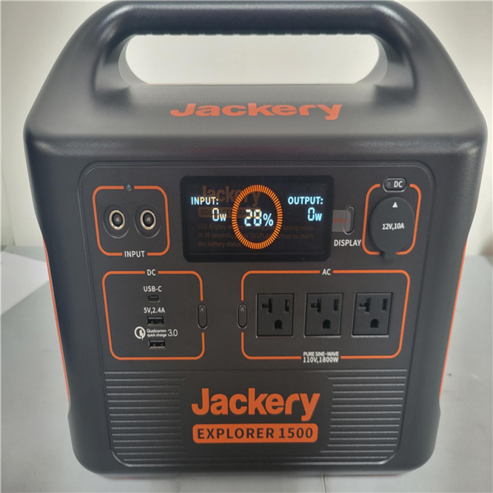 CALIFORNIA NEW JACKERY SOLAR GENERATOR