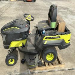 Houston Location AS IS - Outdoor Power Equipment RYOBI 46 Inch Riding Mower